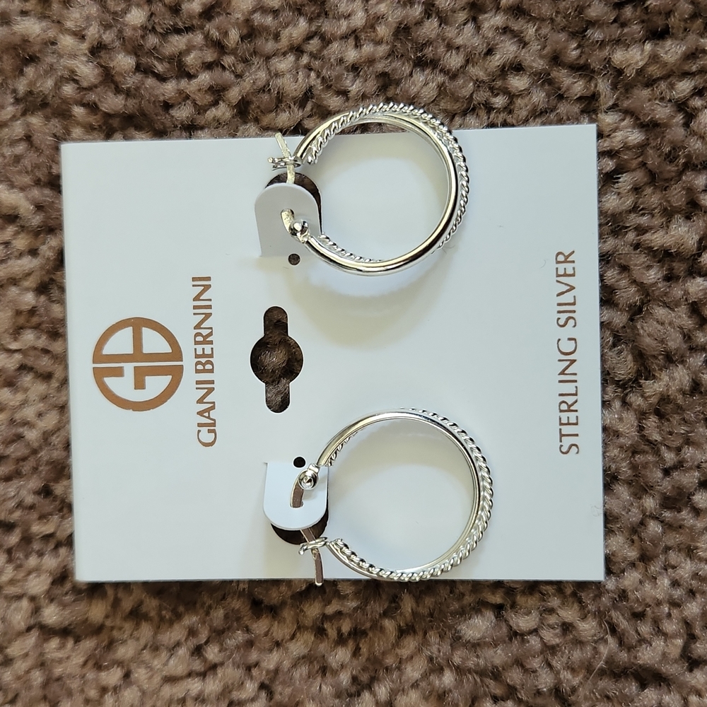 Giani Bernini Twisted Small Hoop Earrings